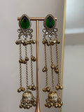 Emerald Noor Jhumkas ✨