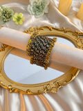 Green Kundan Bridal Bangles (Single Hand)