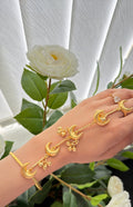 Moonlight Charm Bracelet – Premium Gold Tone